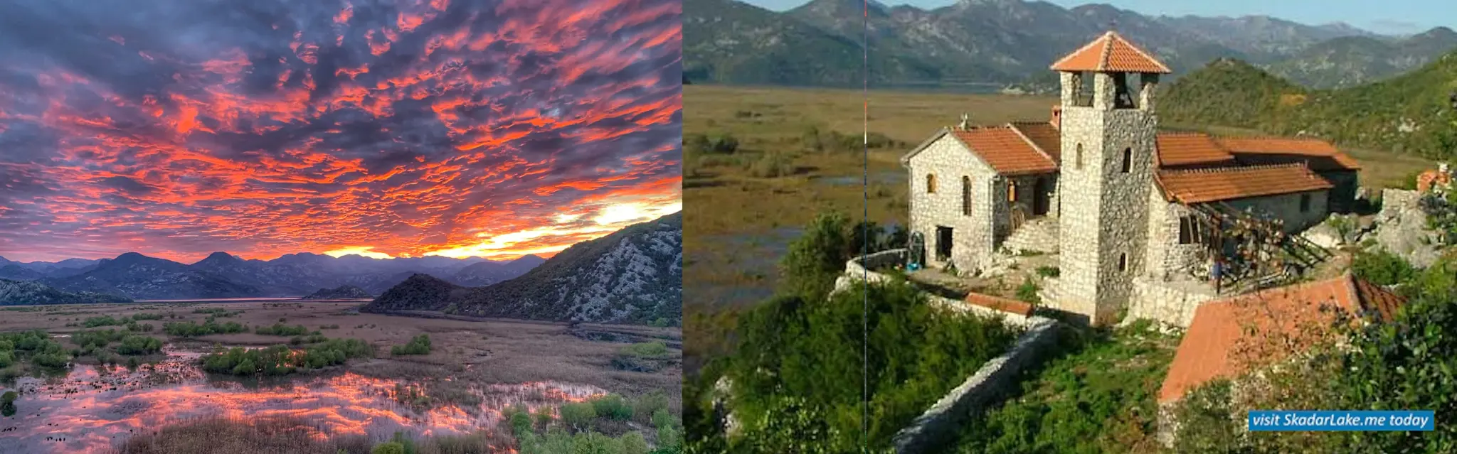 Monasterio Kom en el lago Skadar